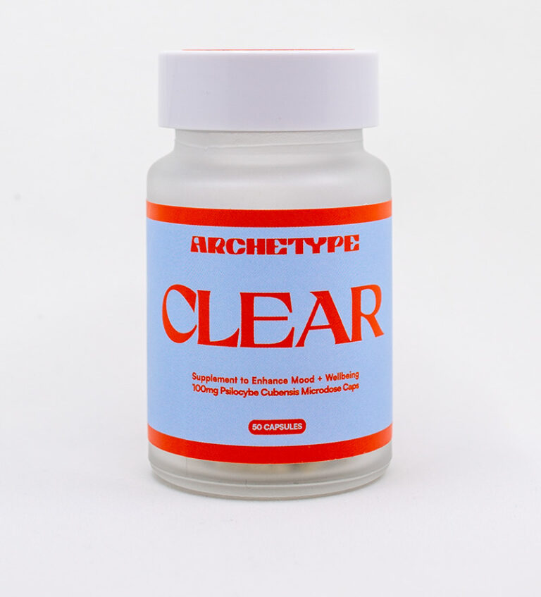 ARCHETYPE CLEAR Microdose Mushroom Capsules (Bottle of 50)