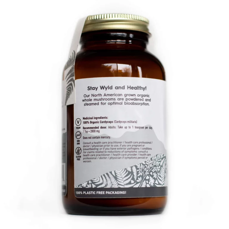 Cordyceps Mushroom Capsules (Bottle of 60)